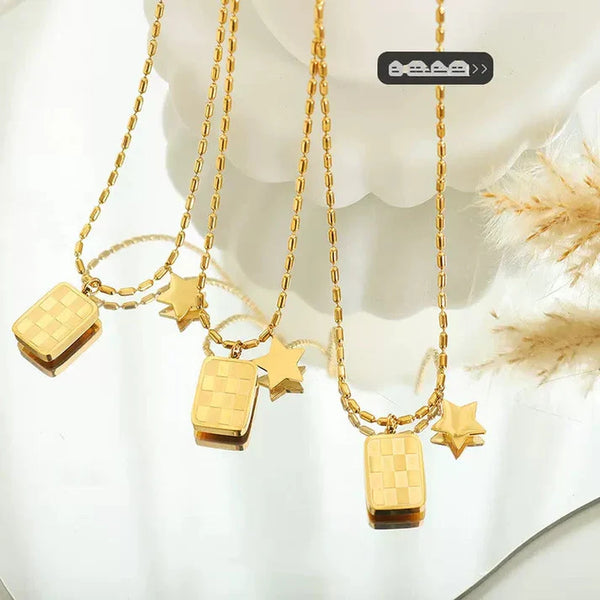 Lumino Buzz Necklace (22K Gold Plated)