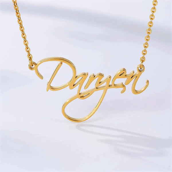 Script Name Necklace