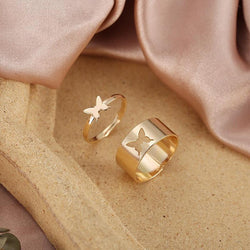 Butterfly Couple Ring