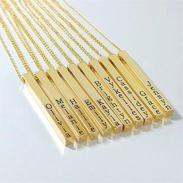 Engraving Bar Necklace