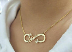 Infinity Single Name Necklace