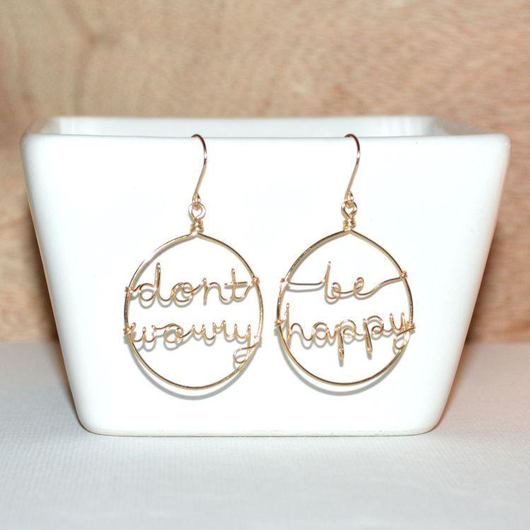 Personalized Name Earrings Unique Gifts