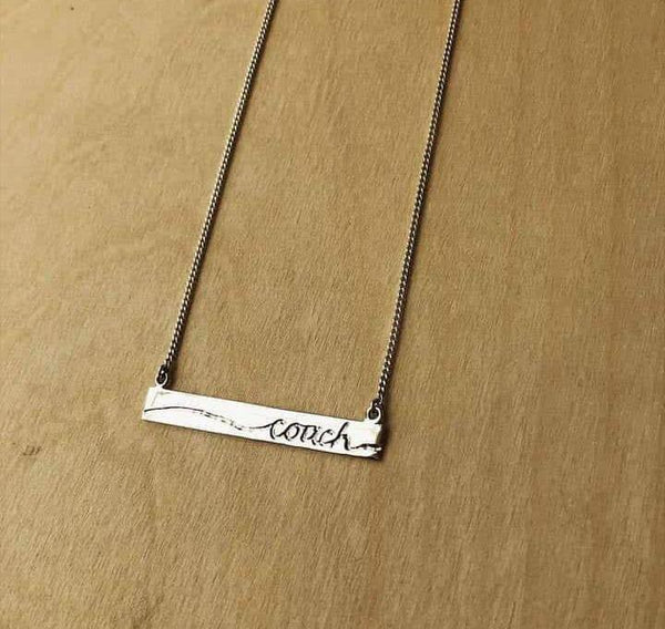 Name Plate Necklace (Horizontal)