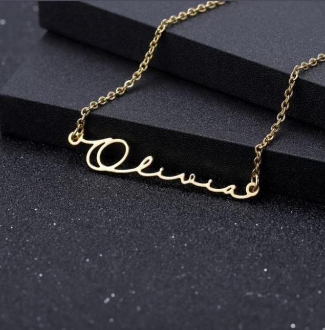 Personalize Signature Necklace