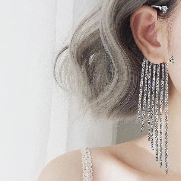 Long Tassel Ear Cuff