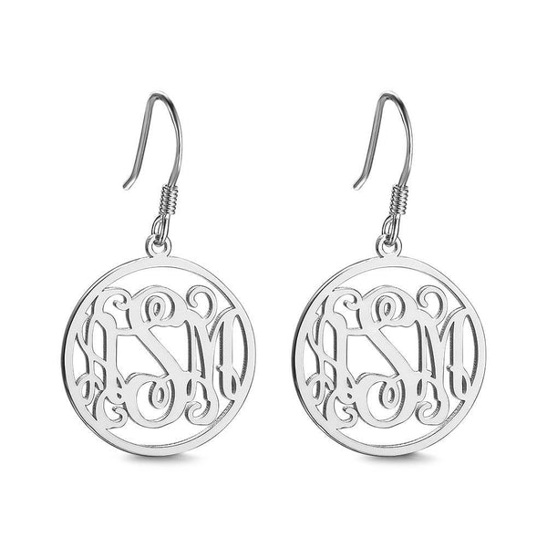 Personalized Monogram Name Earrings