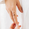 London Duo Name Ring