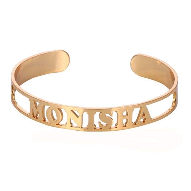 Duo Personalized Name Bangle