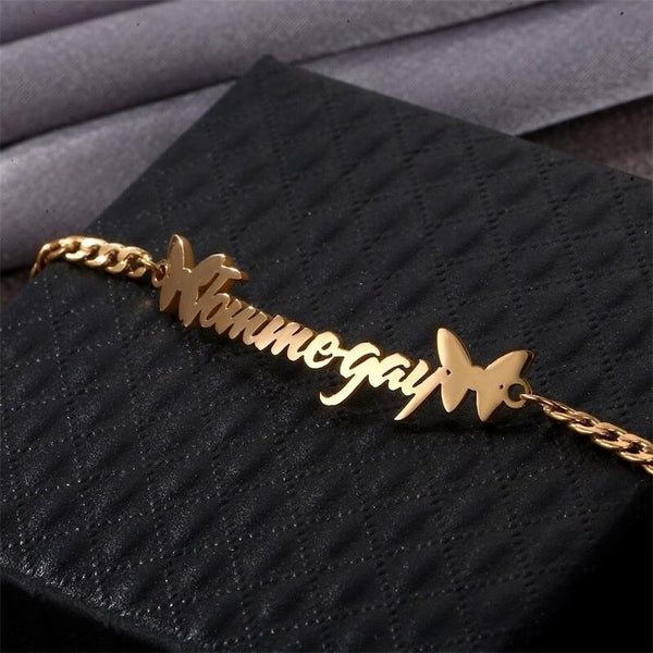 Butterfly's Name Bracelet