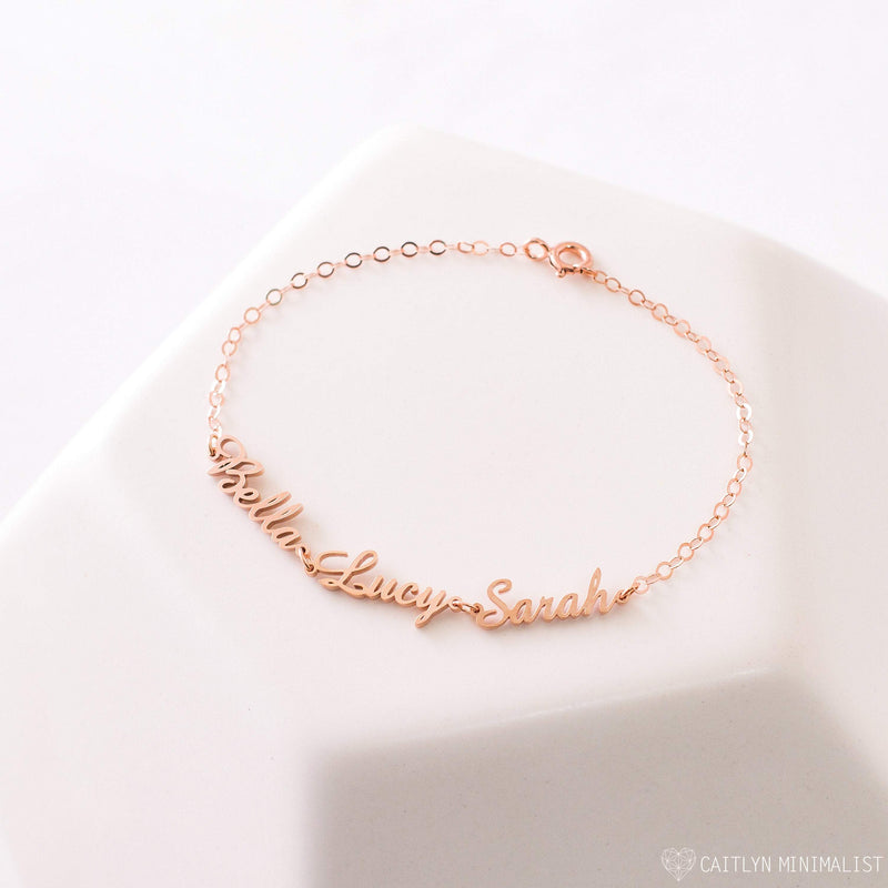 Multiple Name Bracelet