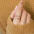 London Duo Name Ring