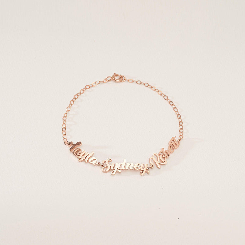 Multiple Name Bracelet