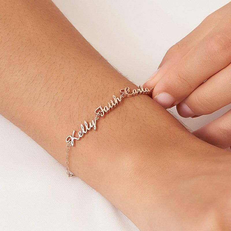 Multiple Name Bracelet