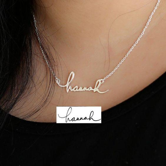 Personalize Signature Necklace