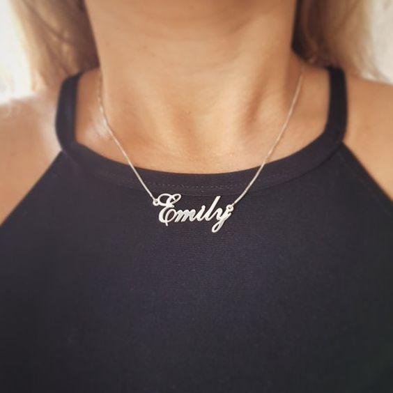 Personalized Single Name Necklace